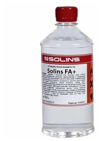 Изображение Промывочный концентрат SOLINS FA+ 0,5 л 0,45 кг  интернет магазин Иватек ivatec.ru